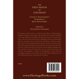 The First Mayor of Cincinnati: George A. Katzenberger's Biography of Major David Ziegler back cover