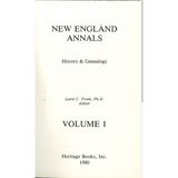 New England Annals, Volume 1: History and Genealogy title page