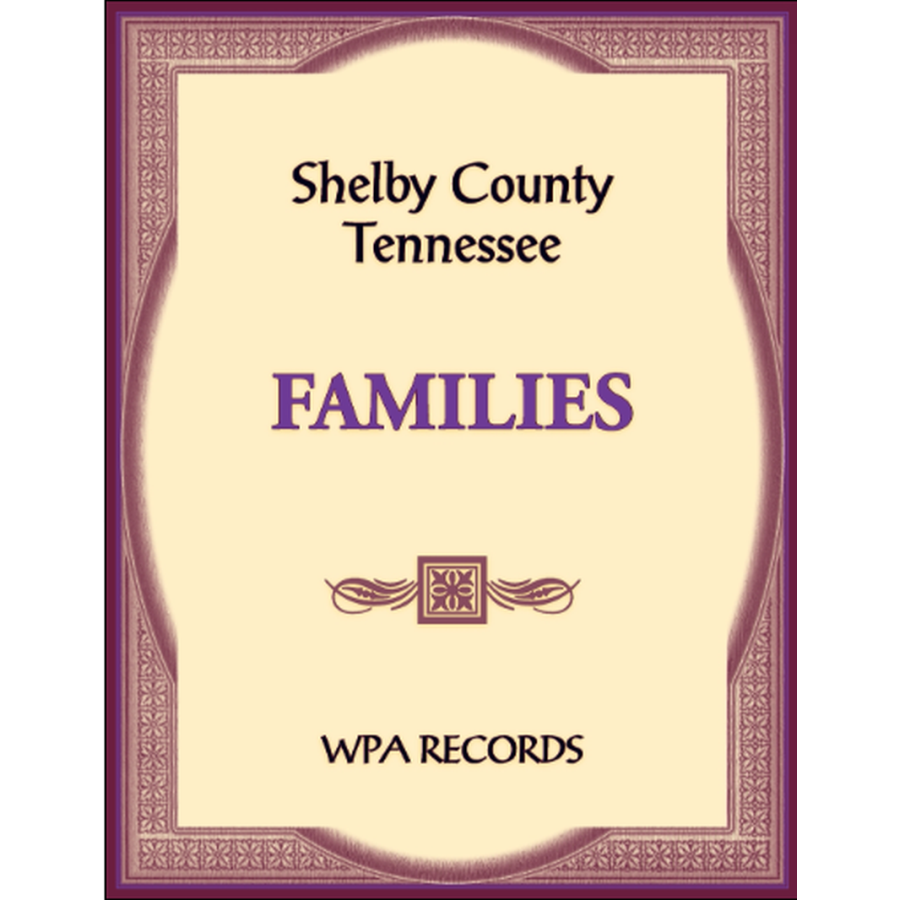 Shelby County, Tennessee Families