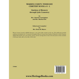 Warren County, Tennessee Cemetery Book 2: Cemeteries G-L, Annotated