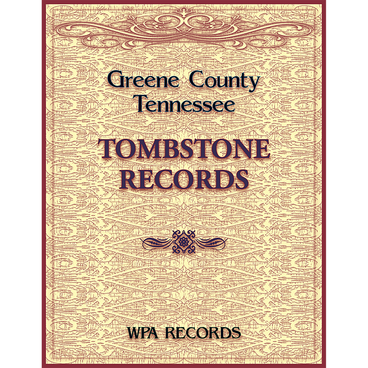 Greene County, Tennessee Tombstone Records