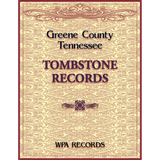 Greene County, Tennessee Tombstone Records