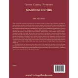 Greene County, Tennessee Tombstone Records