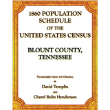1860 Population Schedule of the United States Census, Blount County, Tennessee