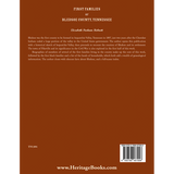 First Families of Bledsoe County, Tennessee back cover