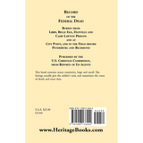 Record of the Federal Dead