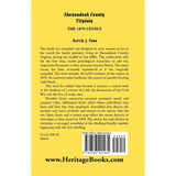 Shenandoah County, Virginia: The 1870 Census back cover