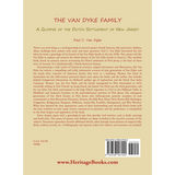 The Van Dyke Family: A Glimpse of the Dutch Settlement of New Jersey back cover