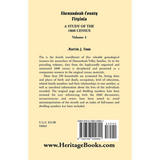 Shenandoah County, Virginia: A Study of the 1860 Census, Volume 4 back cover