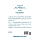 Descendants of Jacob George Wickline and Maria Catharine Spahr, Volume 1 back cover