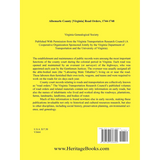 Albemarle County [Virginia] Road Orders, 1744-1748 back cover