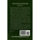 A History of Christmas in Four Centuries at the Old Presbyterian Meeting House in Alexandria, Virginia back cover