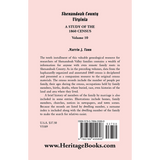Shenandoah County, Virginia: A Study of the 1860 Census, Volume 10 back cover