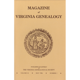 Magazine of Virginia Genealogy: Volume 24, no. 2