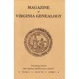 Magazine of Virginia Genealogy: Volume 24, no. 3