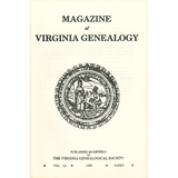 Magazine of Virginia Genealogy: Volume 24, index