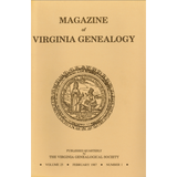 Magazine of Virginia Genealogy: Volume 25, no. 1