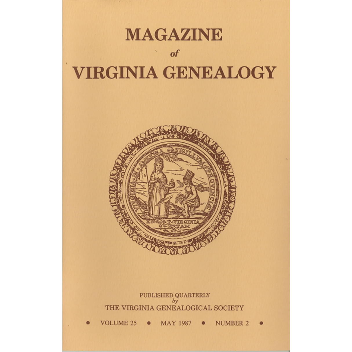 Magazine of Virginia Genealogy: Volume 25, no. 2