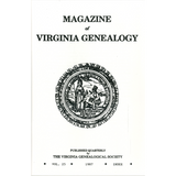 Magazine of Virginia Genealogy: Volume 25, index