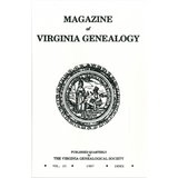 Magazine of Virginia Genealogy: Volume 25, index
