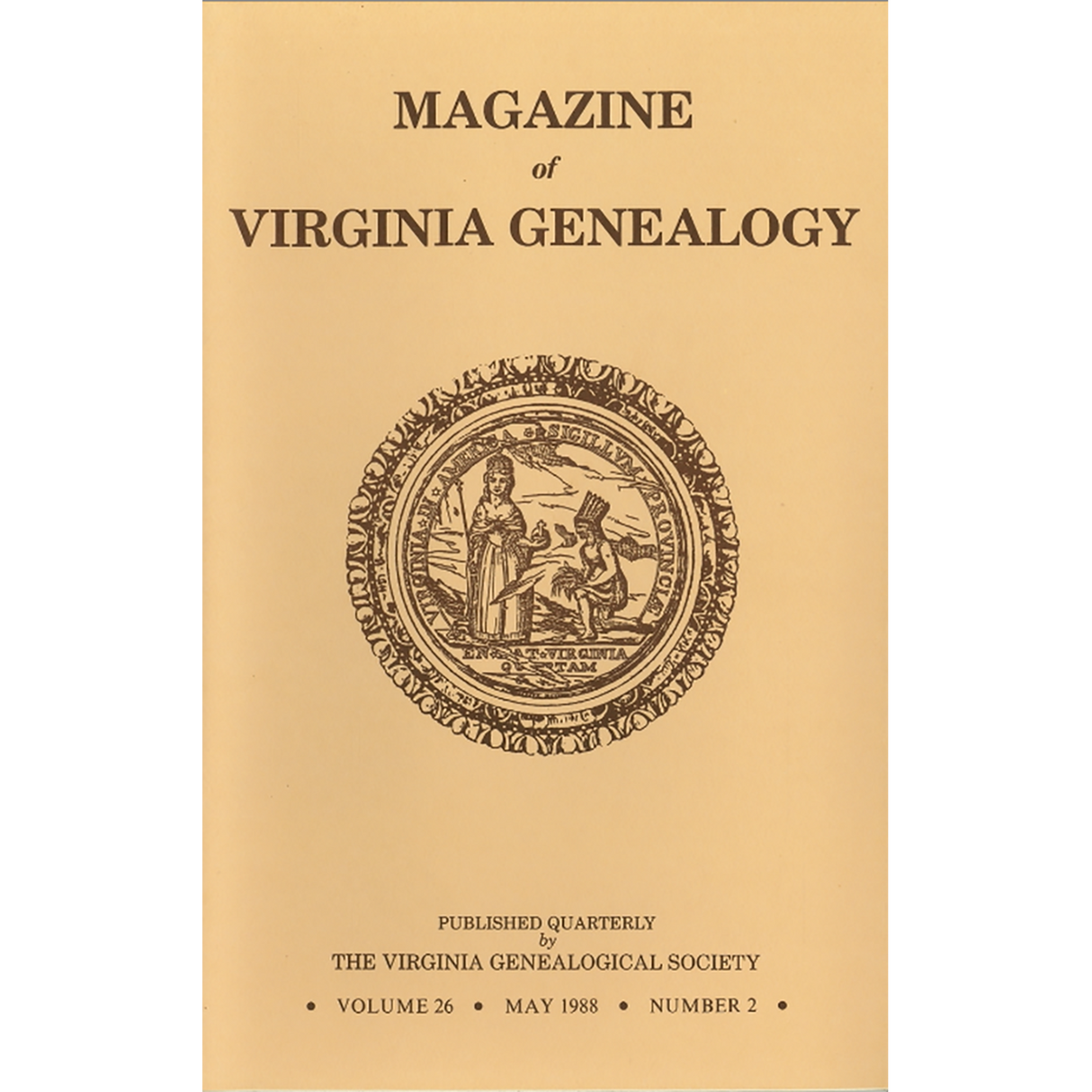 Magazine of Virginia Genealogy: Volume 26, no. 2