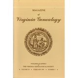 Magazine of Virginia Genealogy, Volume 29, Issue 1