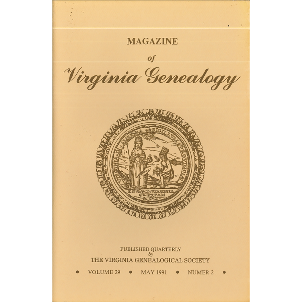 Magazine of Virginia Genealogy, Volume 29, Issue 2