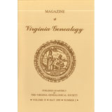 Magazine of Virginia Genealogy, Volume 33, Issue 2