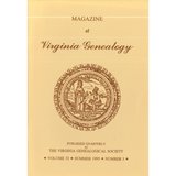 Magazine of Virginia Genealogy, Volume 33, Issue 3