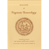 Magazine of Virginia Genealogy, Volume 33, Issue 4