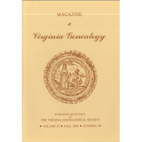 Magazine of Virginia Genealogy, Volume 33, Issue 4