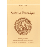 Magazine of Virginia Genealogy, Volume 34, Issue 1