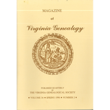 Magazine of Virginia Genealogy, Volume 34, Issue 2