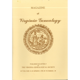 Magazine of Virginia Genealogy, Volume 34, Issue 2