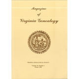 Magazine of Virginia Genealogy, Volume 36, Number 1, 1998