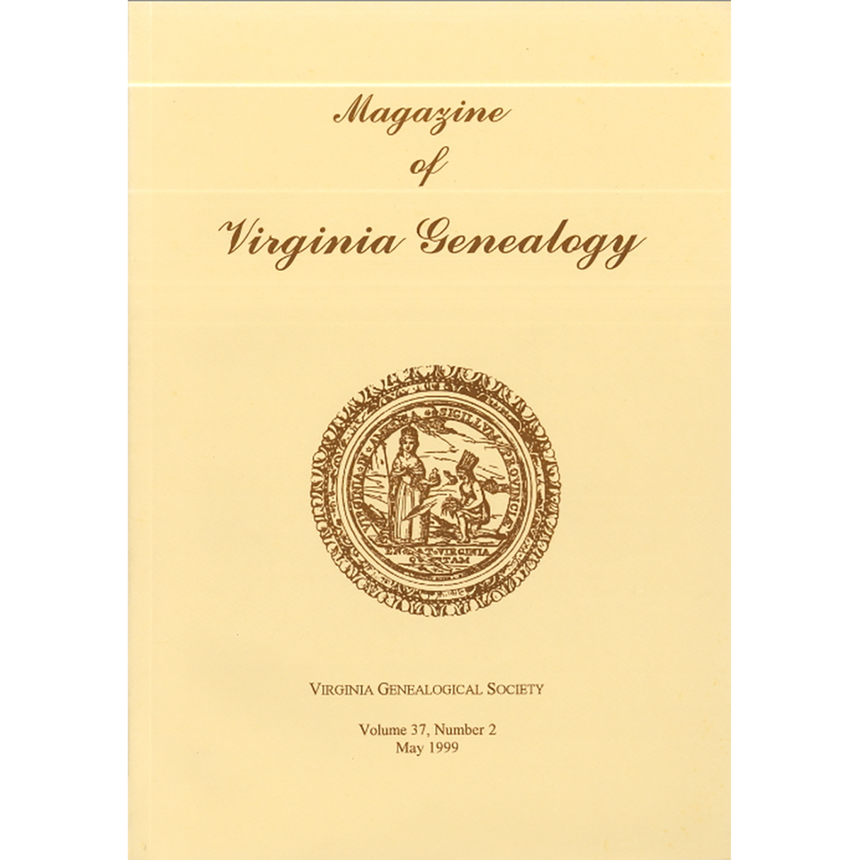 Magazine of Virginia Genealogy, Volume 37, Number 2, 1999