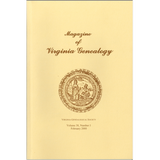 Magazine of Virginia Genealogy: Volume 38, no. 1