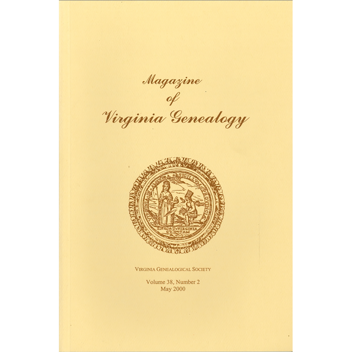 Magazine of Virginia Genealogy: Volume 38, no. 2