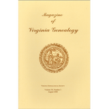 Magazine of Virginia Genealogy: Volume 38, no. 3
