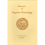 Magazine of Virginia Genealogy: Volume 38, no. 3