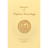 Magazine of Virginia Genealogy: Volume 38, no. 4