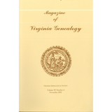 Magazine of Virginia Genealogy, Volume 39, Issue 4