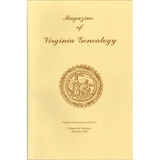 Magazine of Virginia Genealogy: Volume 40, no. 1