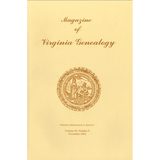 Magazine of Virginia Genealogy: Volume 40, no. 4