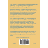 Henrico County, Virginia Marriage References and Family Relationships, 1654-1800 back cover