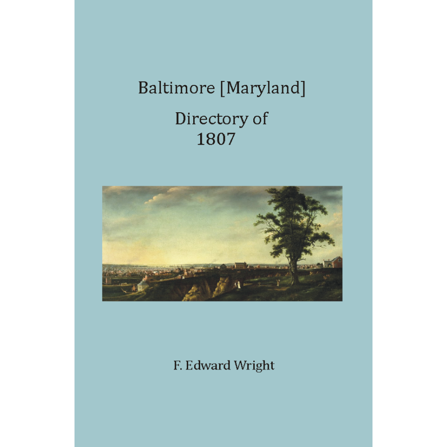 Baltimore [Maryland] Directory of 1807