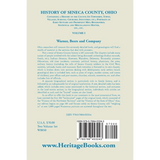 History of Seneca County, Ohio, Volume 1 back cover