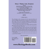 History of Allegheny County, Pennsylvania Including its Early Settlement and Progress to the Present Time, Volume 1, Part 2 back cover