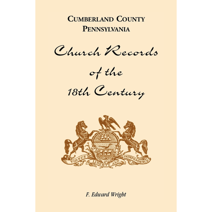 Cumberland County, Pennsylvania, Church Records of the 18th Century
