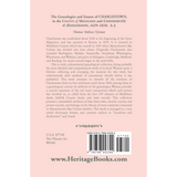 The Genealogies and Estates of Charlestown, in the County of Middlesex, and the Commonwealth of Massachusetts, 1629-1818, Volume 1 back cover